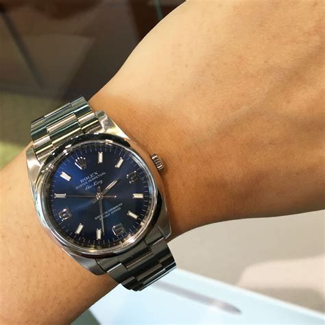 rolex 114200 blu|rolex air king 14000 history.